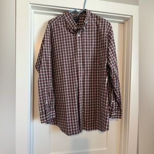 Croft & Barrow Red and Blue Checkered Shirt